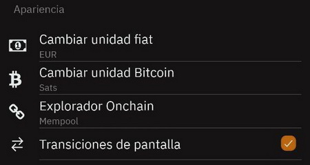 Blixt Display Options