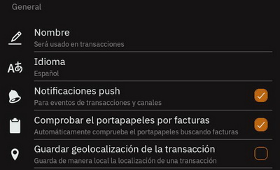 Blixt General Options